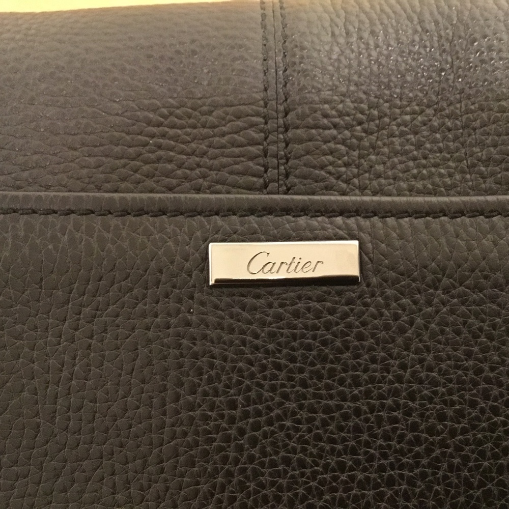 Cartier leather business bag
